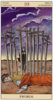 ӽΰ - Tarot of the New Vision - ʮ - Ten Of Swords