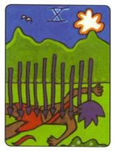  - African Tarot - ʮ - Ten Of Swords