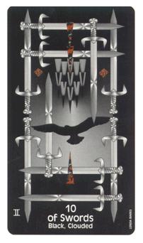 ѻħ - Crows Magick Tarot - ʮ - Ten Of Swords