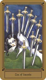  - Fantastical Tarot - ʮ - Ten Of Swords