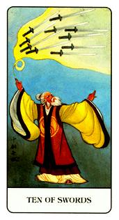 й - Chinese Tarot - ʮ - Ten Of Swords