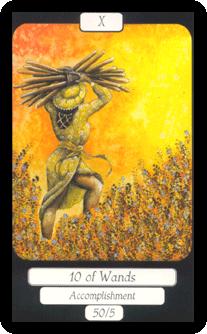 ʱ - Merry Day Tarot - Ȩʮ - Ten Of Wands