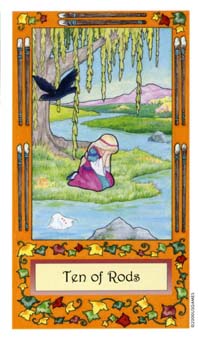  - Whimsical Tarot - Ȩʮ - Ten Of Wands