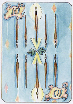  - Tarot of the Dead - Ȩʮ - Ten Of Wands