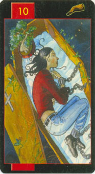 ʬ - Corpse Tarot - Ȩʮ - Ten Of Wands