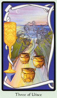  - Faery Wicca Tarot - ʥ - Three Of Cups