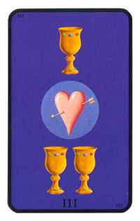 Ů - Tarot of the Witches - ʥ - Three Of Cups