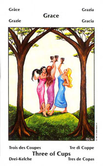 Űֿ - Barbara Walker Tarot - ʥ - Three Of Cups