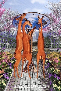  - Animal Tarot - ʥ - Three Of Cups