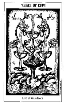 ʿ - The Hermetic Tarot - ʥ - Three Of Cups