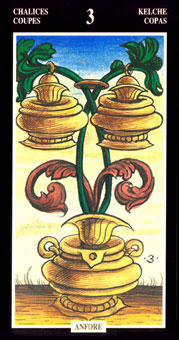  - Illuminate Ancient Tarots - ʥ - Three Of Cups