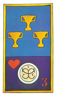 岼˹ - Papus Tarots - ʥ - Three Of Cups