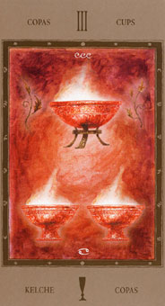 Թ - The Labyrinth Tarots - ʥ - Three Of Cups