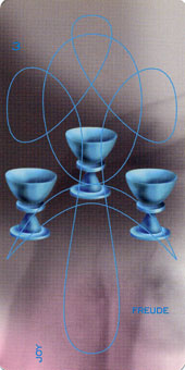 ǵﰲ - Adrian Tarot - ʥ - Three Of Cups