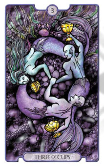 ʾ¼ - Revelations (Adflatus) Tarot - ʥ - Three Of Cups