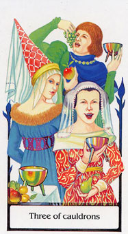 ž - Tarot Of The Old Path - ʥ - Three Of Cups