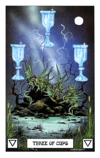  - Dragon Tarot - ʥ - Three Of Cups