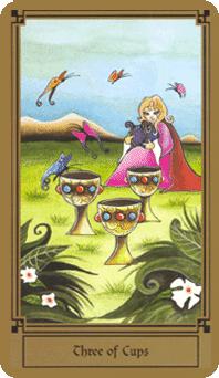  - Fantastical Tarot - ʥ - Three Of Cups