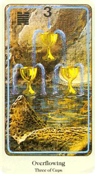  - Haindl Tarot - ʥ - Three Of Cups