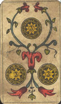 I - I Tarot - Ǯ - Three Of Pentacles