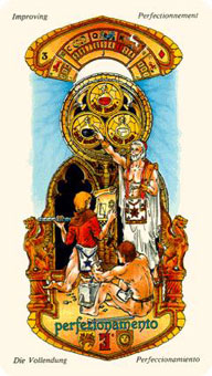 ˹ - Stella Tarot - Ǯ - Three Of Pentacles