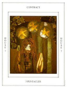 ̺ - Tarot of the Tapestry - Ǯ - Three Of Pentacles