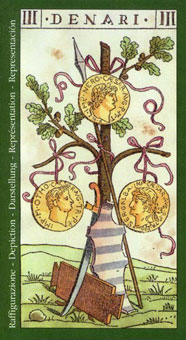  - Tarot Of Master - Ǯ - Three Of Pentacles