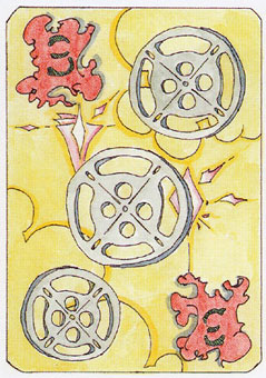  - Tarot of the Dead - Ǯ - Three Of Pentacles