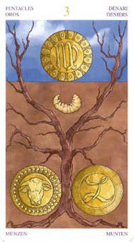 ռ˿ - Wirth Tarot Of Trade Edition - Ǯ - Three Of Pentacles