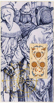 ǧ꣨ƽʱ - Tarot of the III Millenium - Ǯ - Three Of Pentacles