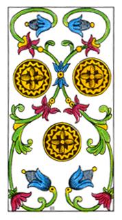  - Classic Tarot - Ǯ - Three Of Pentacles