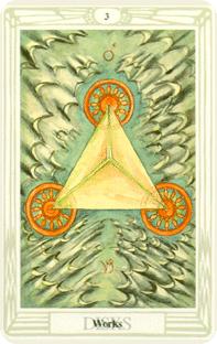  - Croley Tarot - Ǯ - Three Of Pentacles