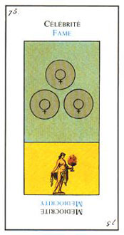  - Etteilla Tarot - Ǯ - Three Of Pentacles