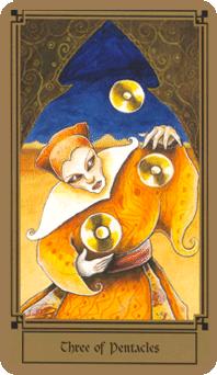  - Fantastical Tarot - Ǯ - Three Of Pentacles