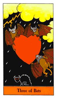 ʥ - Halloween Tarot -  - Three Of Swords