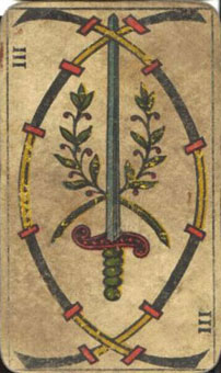 I - I Tarot -  - Three Of Swords