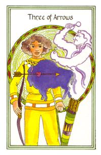 Ůҽ - Medicine Woman Tarot -  - Three Of Swords