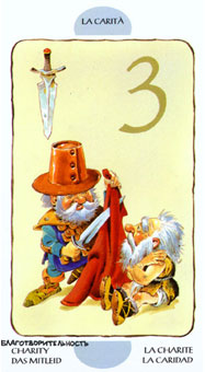  - Tarot of the Gnomes -  - Three Of Swords