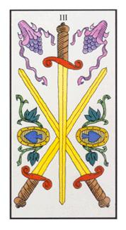 ʹ - Angel Tarot -  - Three Of Swords