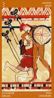 ³ - Etruscan Tarot -  - Three Of Swords