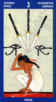 ˹ҿ˹ - Tarot of the Sphinx -  - Three Of Swords