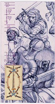 ǧ꣨ƽʱ - Tarot of the III Millenium -  - Three Of Swords