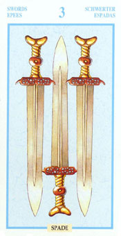 ƽ - Tarots Of The Golden Dawnt -  - Three Of Swords