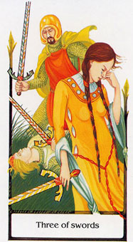 ž - Tarot Of The Old Path -  - Three Of Swords