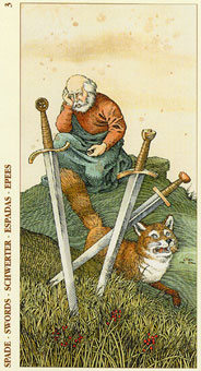 Ŷ - Tarot of Durer -  - Three Of Swords