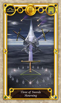 Ѱ - Quest Tarot -  - Three Of Swords