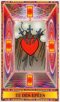 ʯΰ - Diamond Tarot -  - Three Of Swords