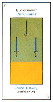  - Etteilla Tarot -  - Three Of Swords