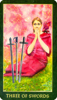 䴫˵ - Folklore Tarot -  - Three Of Swords