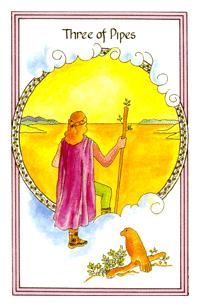 Ůҽ - Medicine Woman Tarot - Ȩ - Three Of Wands